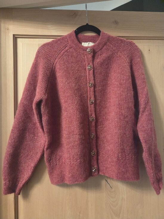 Sezane Sweaters - Sezane Othello Cardigan Rosewood - Size S